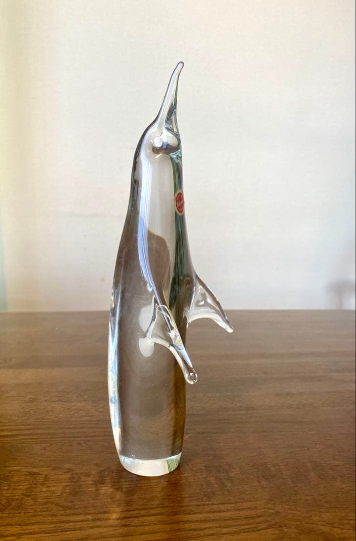 ムラーノガラス ペンギン置物 27cm Murano Italy ヴィンテージ
