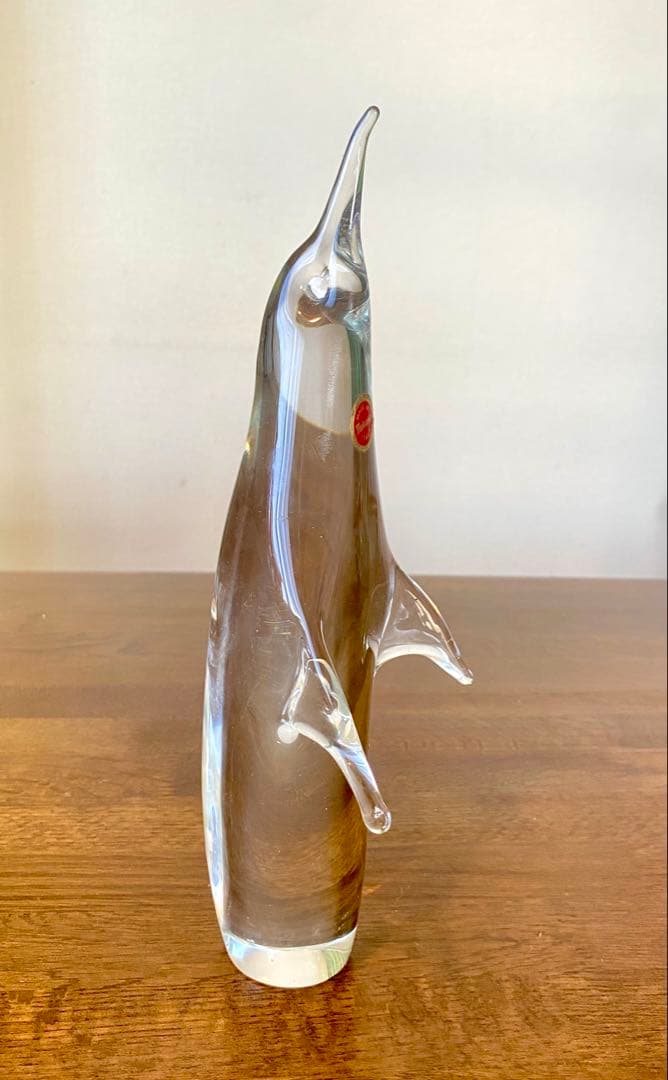 ムラーノガラス ペンギン置物 27cm Murano Italy ヴィンテージ