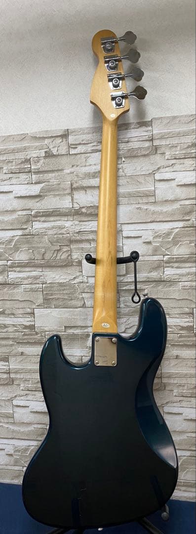 SELDER ジャズベースタイプ エレキベース マッチングヘッド ネイビー