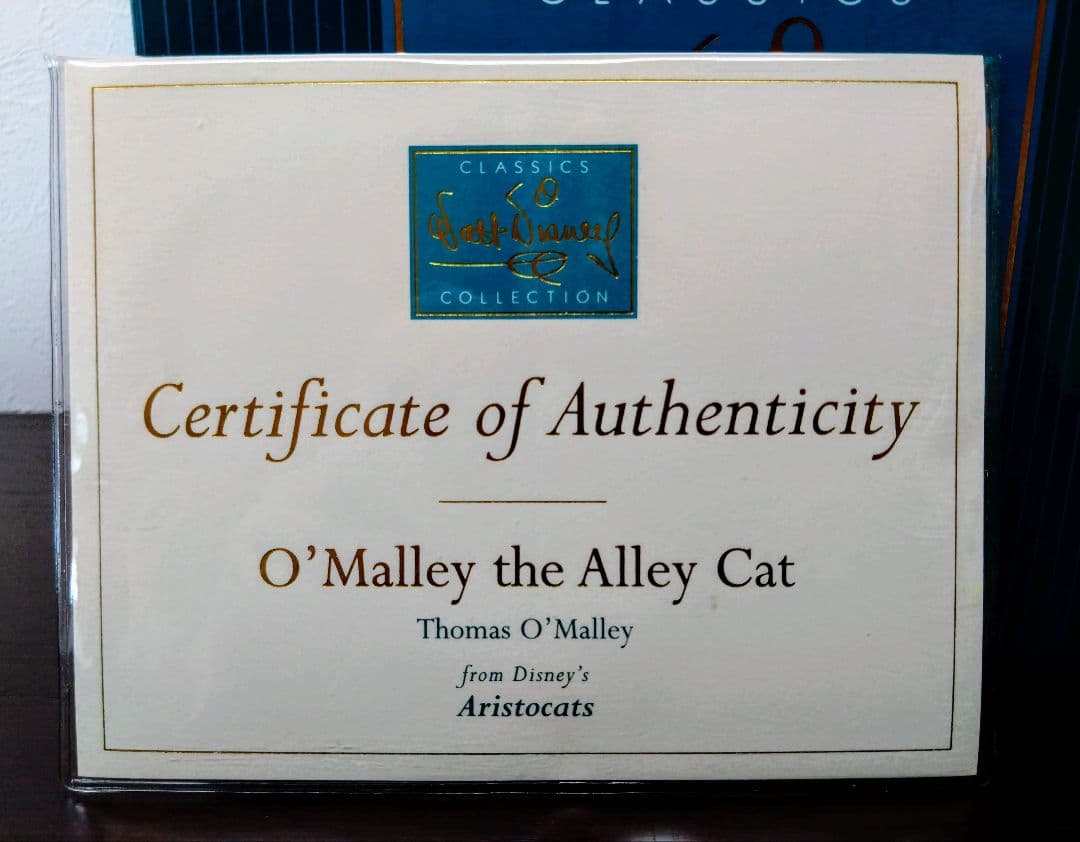 ★2000年★生産終了品★WDCCフィギュア★おしゃれキャット★オマリー★