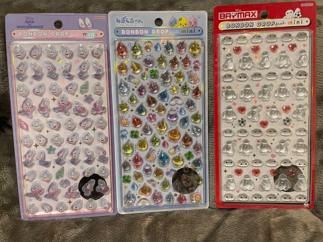 13枚　ボンボンドロップシール　正規　たまごっち 101 ベイマックス　しずく