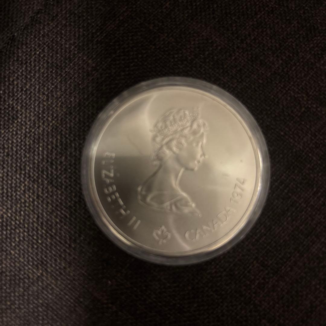 モントリオールオリンピック10ドル銀貨　1976年