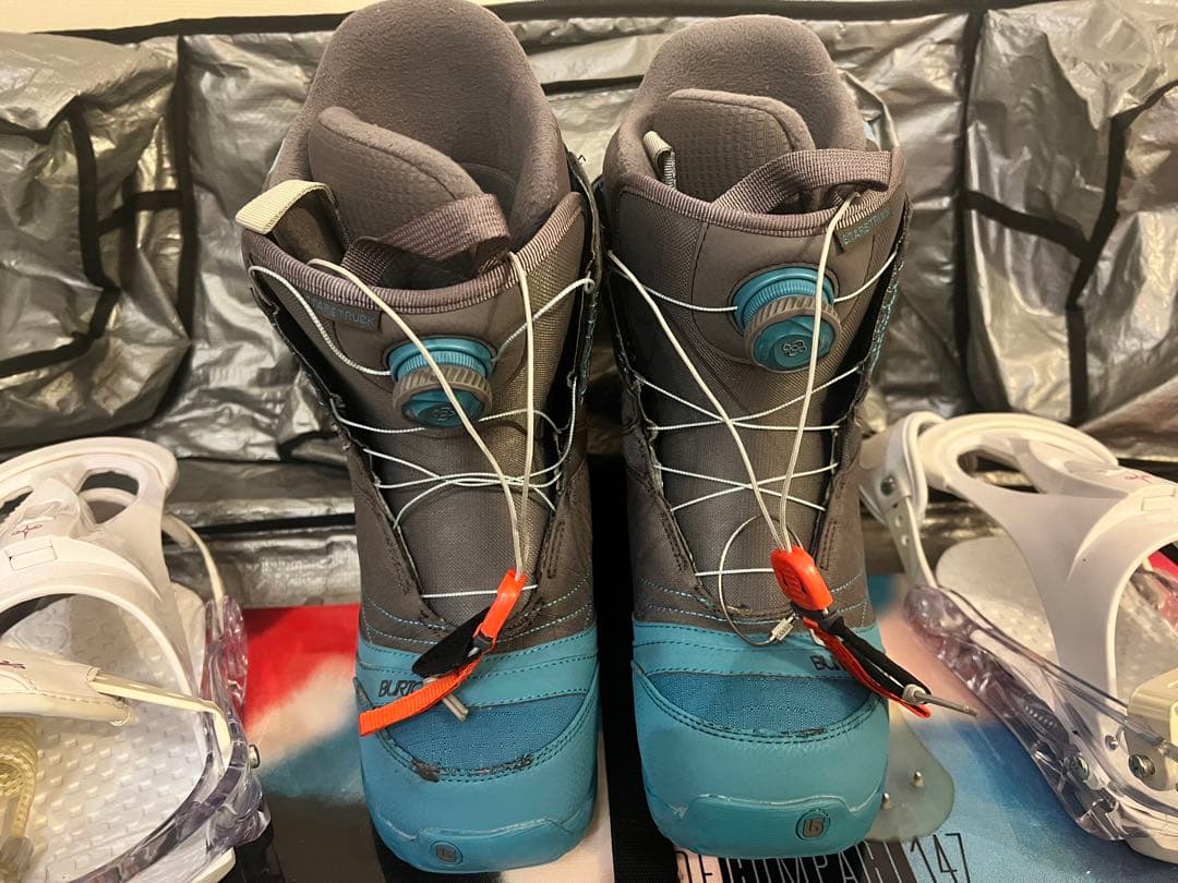 BURTONブーツ & Ride Compact 147 スノーボードセット