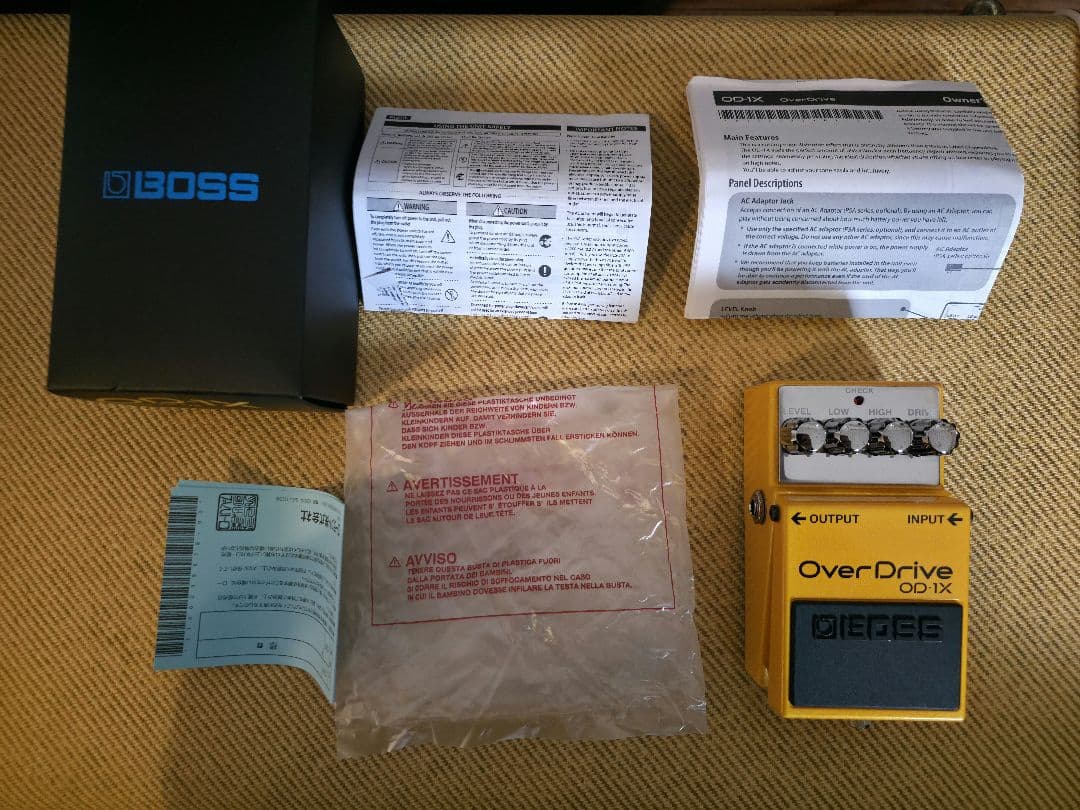 【箱付】BOSS OD-1X オーバードライブ