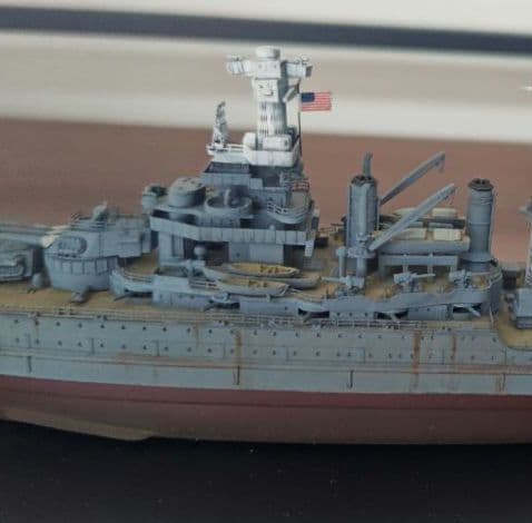 トランペッター 1/700 アメリカ海軍 BB-44 カリフォルニア 1941