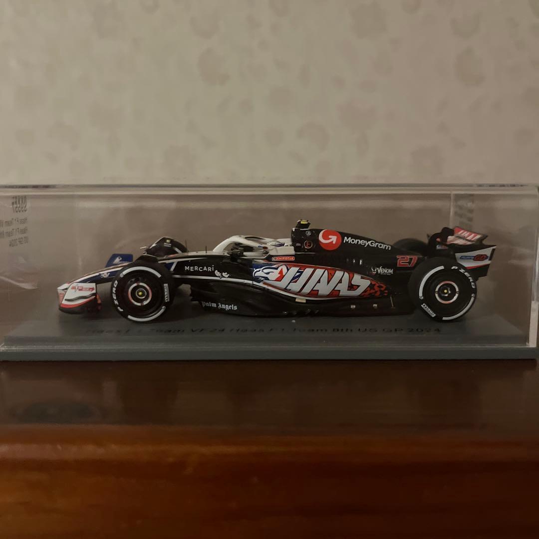 ミニカー Haas F1 Team VF24 8th US GP 2024