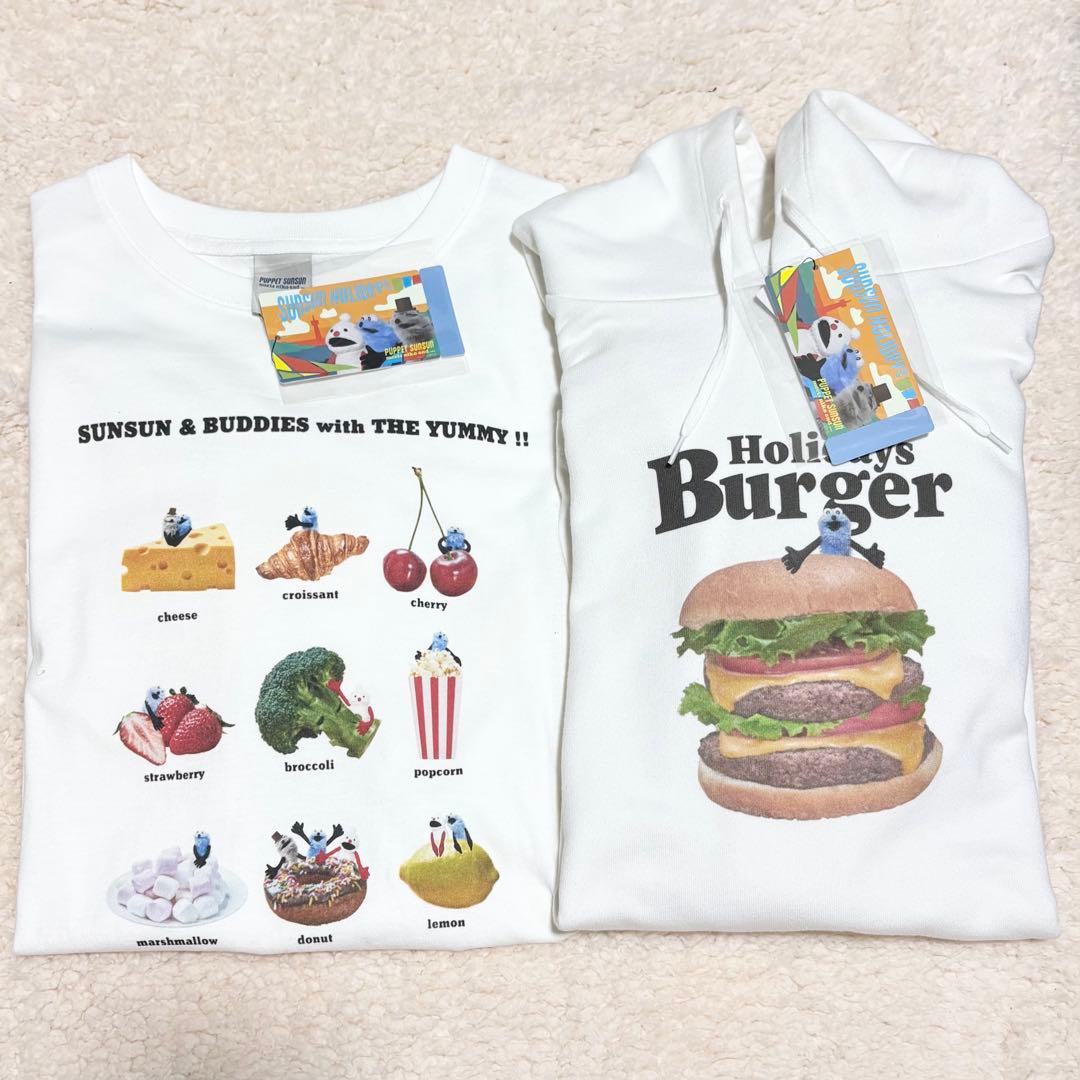 パペットスンスン　ニコアンド　パーカー　ロングTシャツ