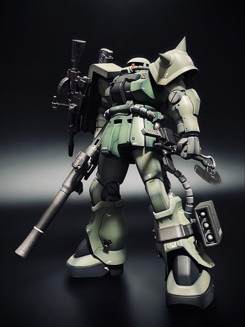ガンプラ HGUC 1/144 ザクIIF2型 全塗装改造品