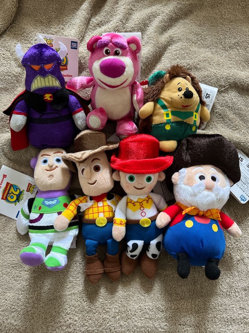 【美品】トイストーリー 20th ビーンズコレクション ぬいぐるみセット