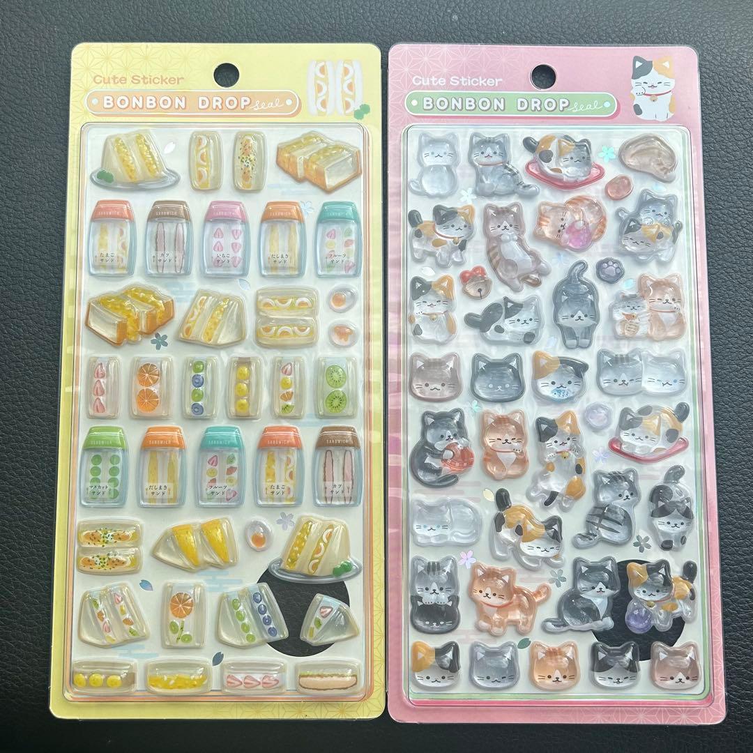 正規品　ボンボンドロップシール　和柄　2種セット　新作