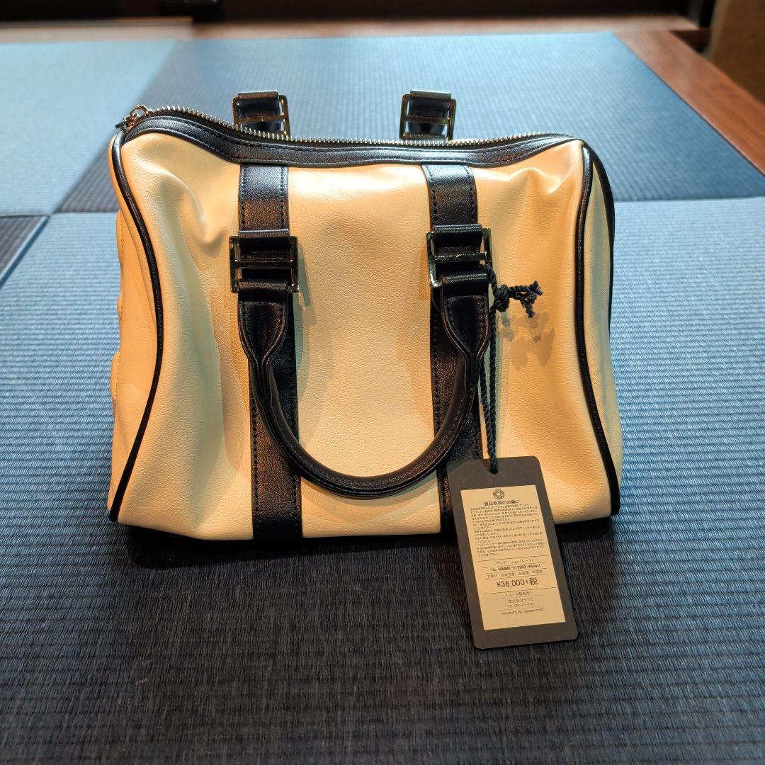 muta MARINE ホワイト&ネイビー バッグ