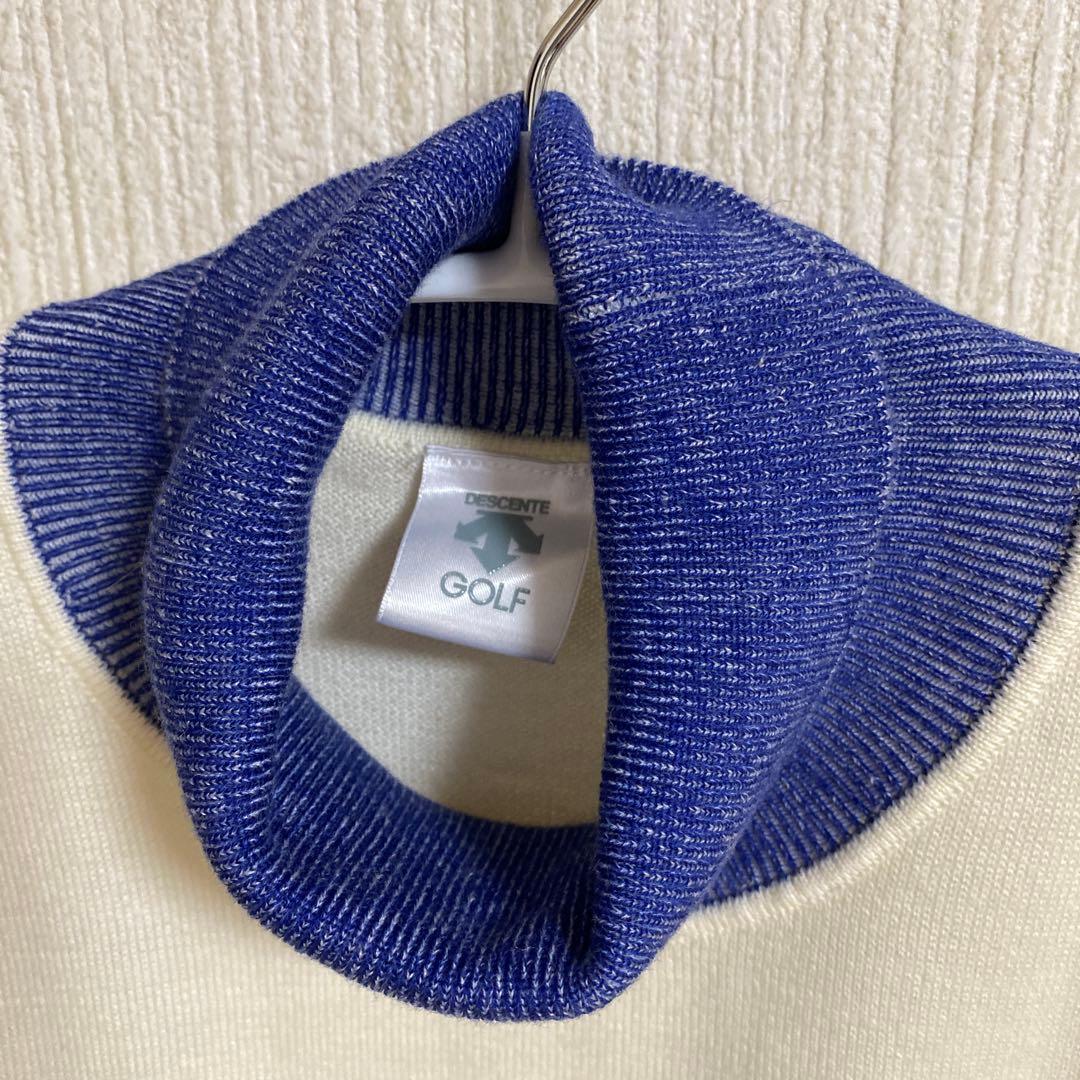 新品タグ付　　デサントゴルフ　ニット　L