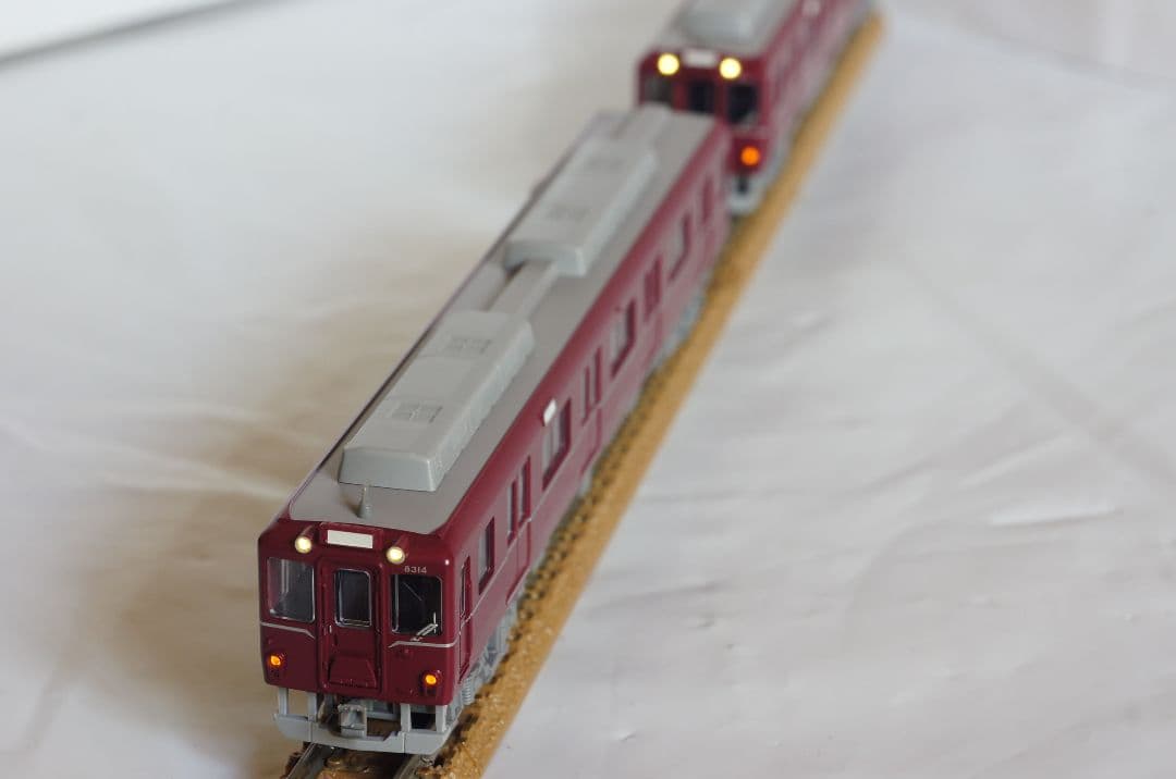 A-3469 近鉄8400系 田原本線 復活塗装マルーン 3両セット　車両のみ