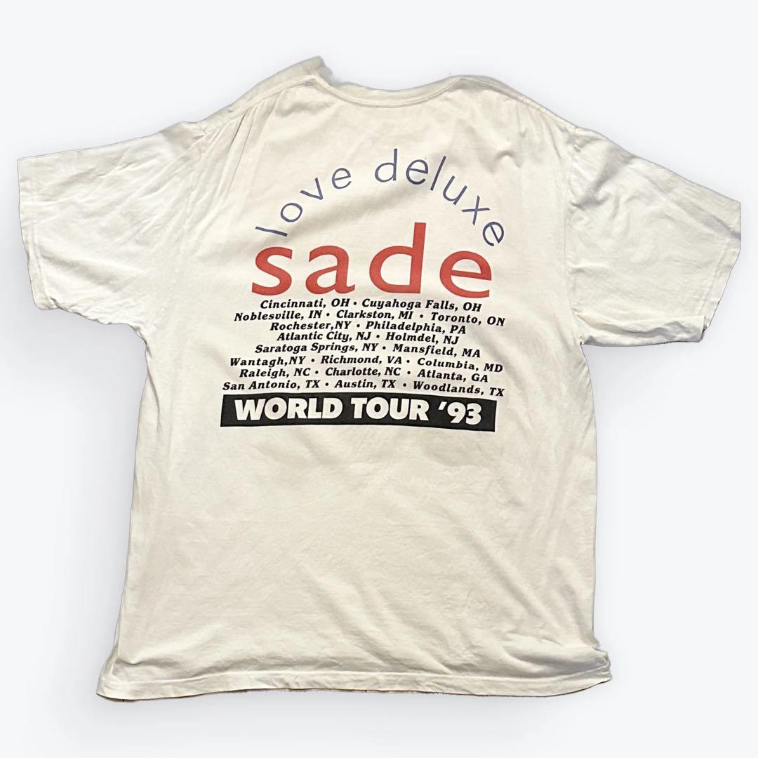 Sade Love Deluxe World Tour '93 Tシャツ　XL
