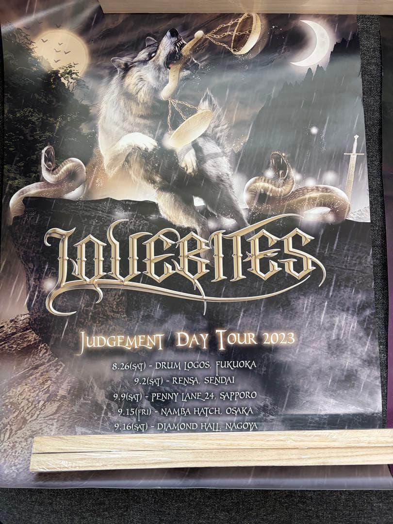 LOVEBITES ポスター ＆MIYAKOポスター & VIPカード