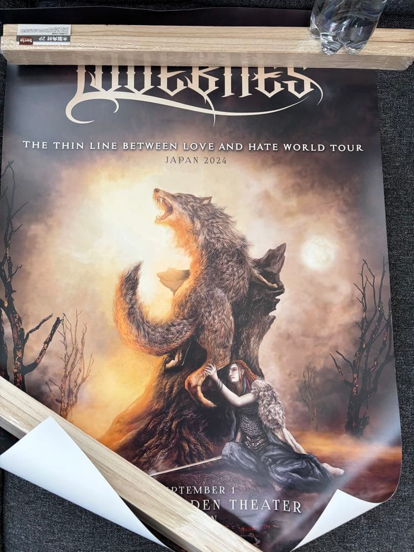 LOVEBITES ポスター ＆MIYAKOポスター & VIPカード