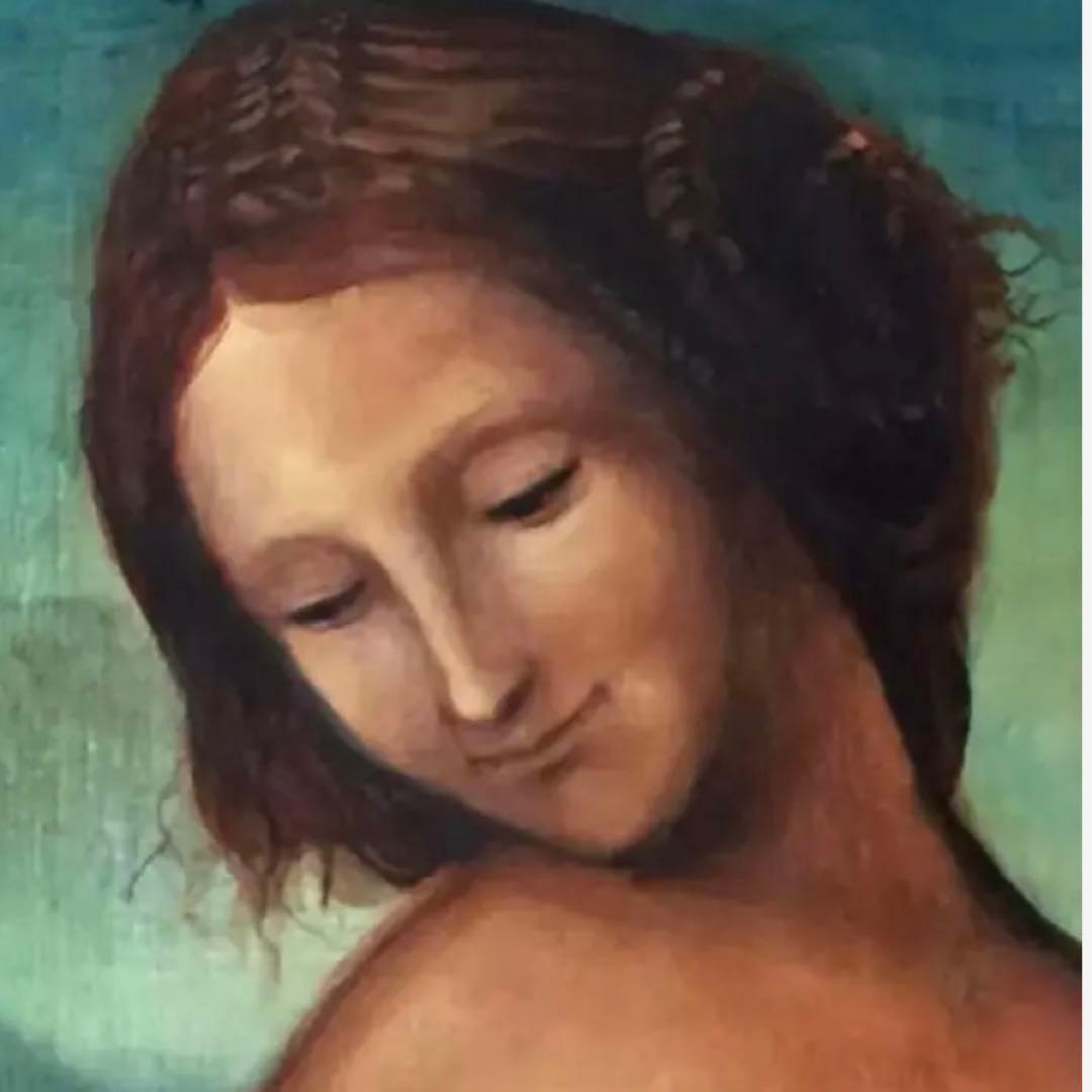 直筆超大型油彩画 模写 (ルネサンス時代の様式)