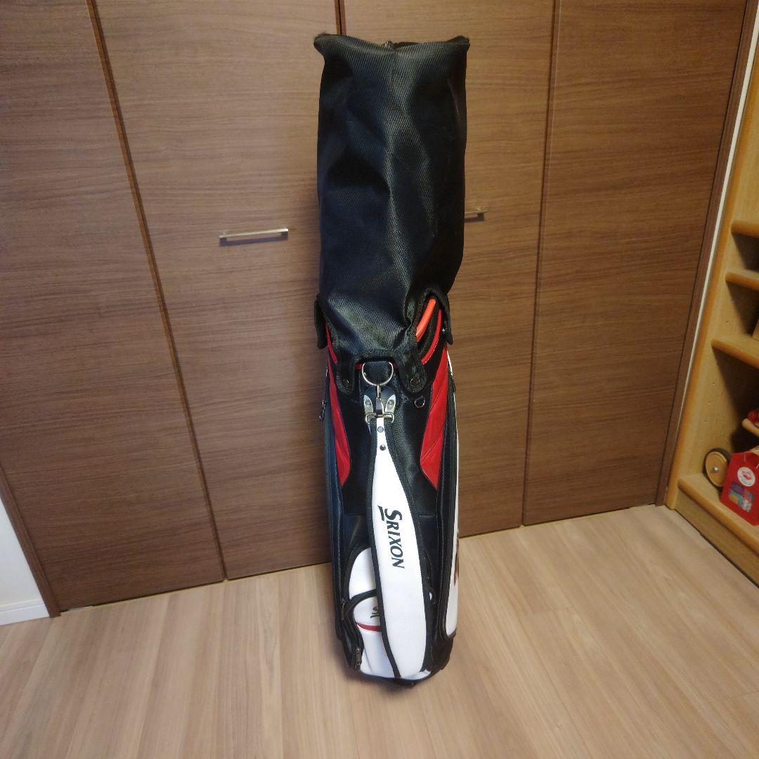 Srixon キャディバッグ ホワイト/レッド/ブラック