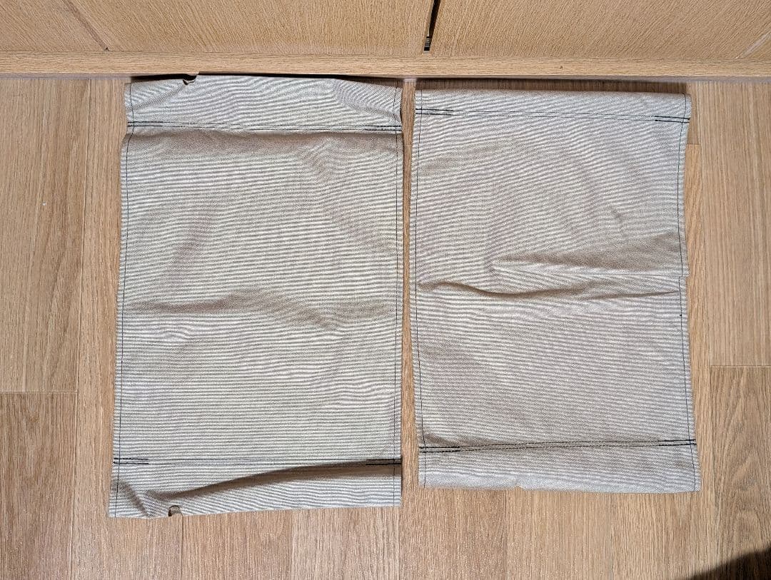 カーミットチェアプラス(ウォールナット)　garakuda(キャメル)と付属品