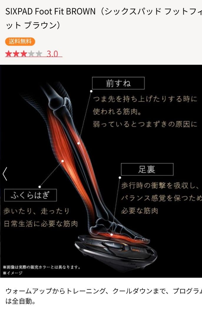 SIX PAD Foot Fit シックスパッド フットフィット 美品