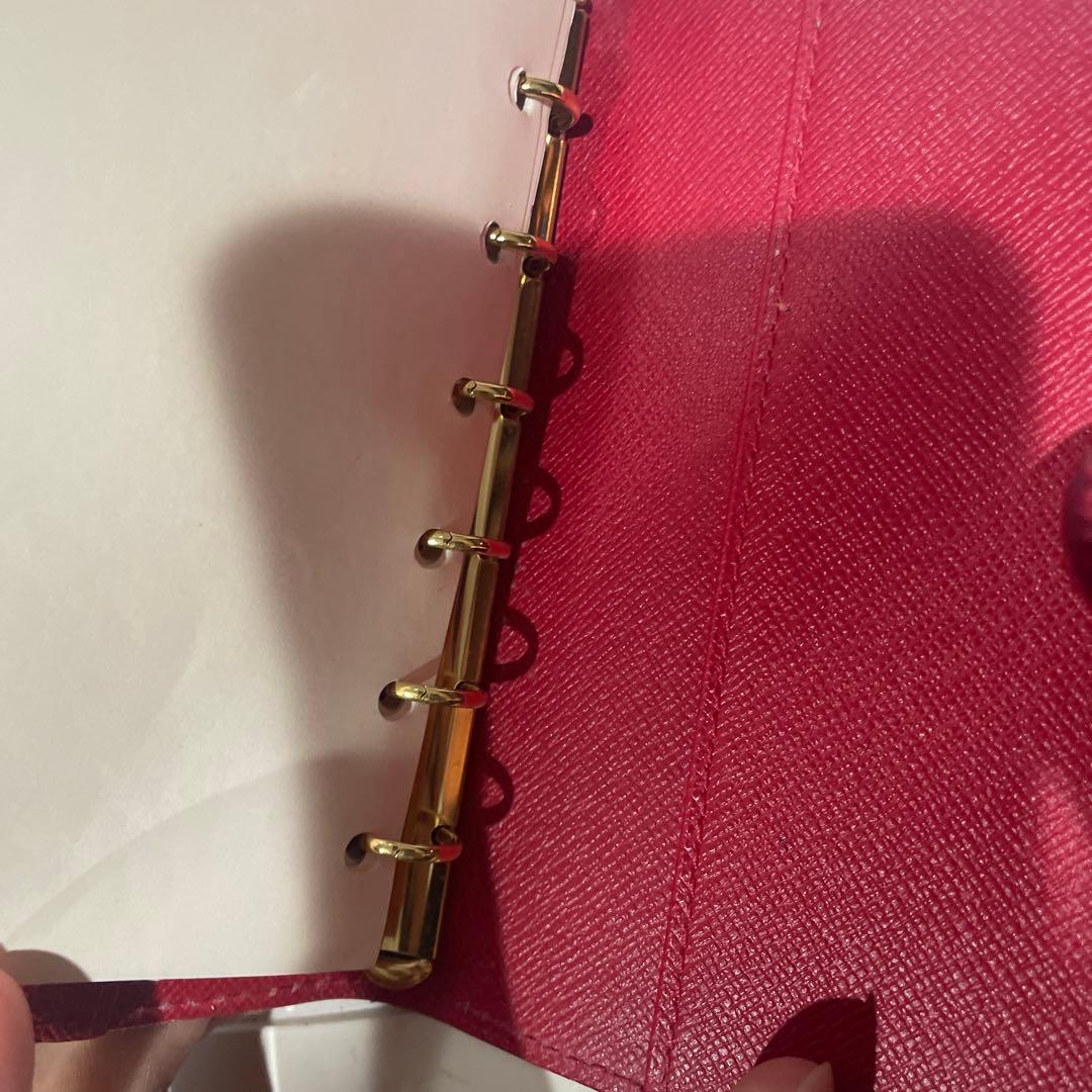 LV Louis Vuitton 手帳 レッド エピ