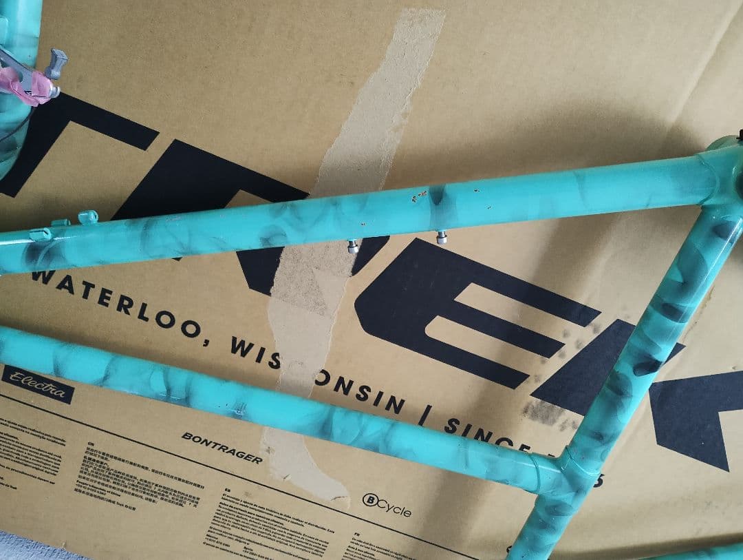 オールド希少mtbスタッガードクロモリフレーム26インチ