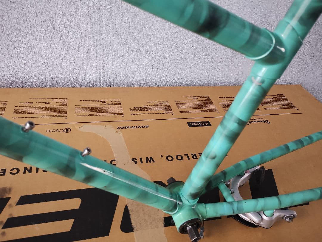 オールド希少mtbスタッガードクロモリフレーム26インチ