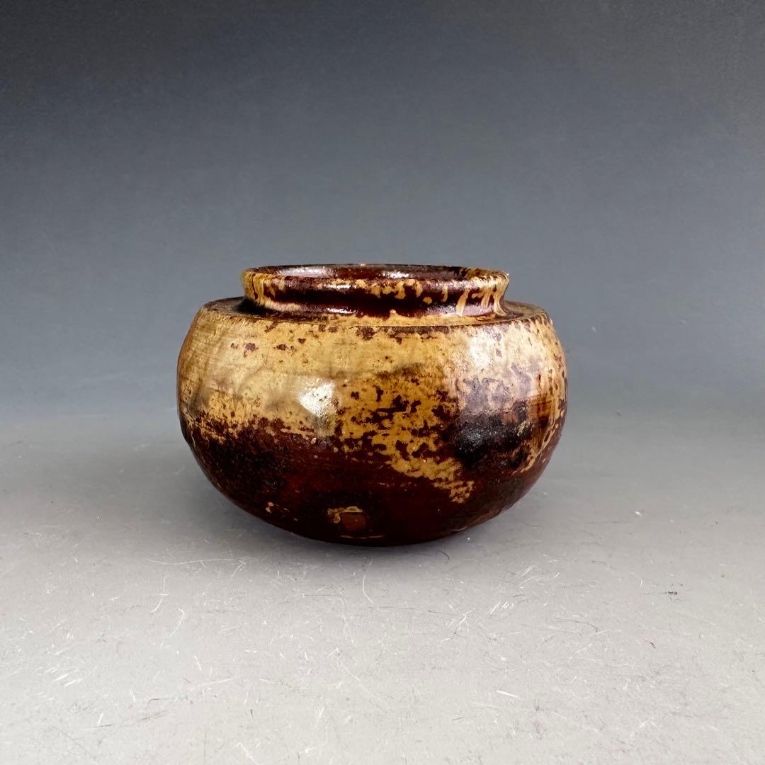 茶道具　丹波　大海　茶入　石田陶春　共箱　仕服二個入り　茶会　濃茶