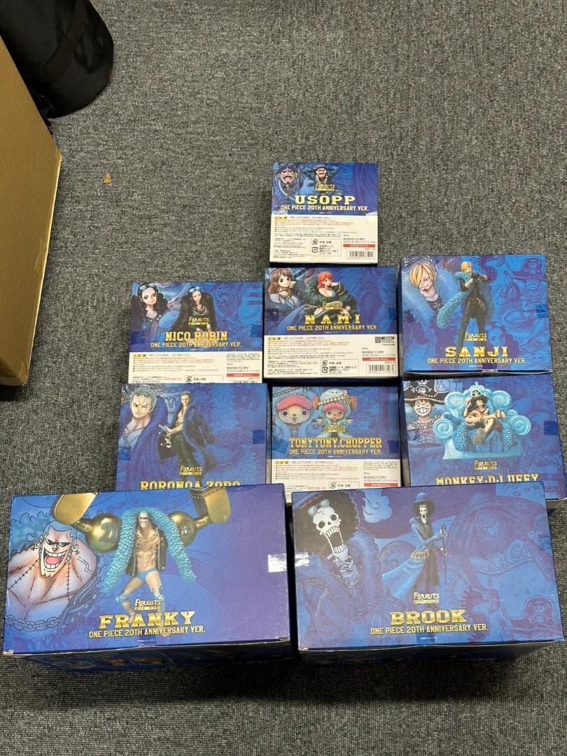フィギュアーツZERO 20th ワンピースフィギュア9体セット
