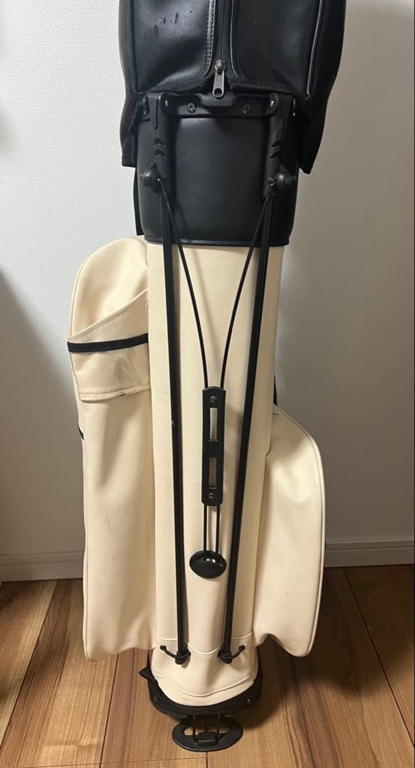 JONES キャディバッグ アイボリー/ブラック