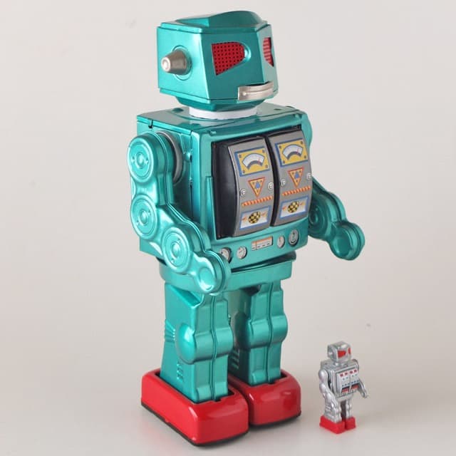 美品メタルハウス 流星魔神[希少メタリックグリーン] ティントイロボット1体付き