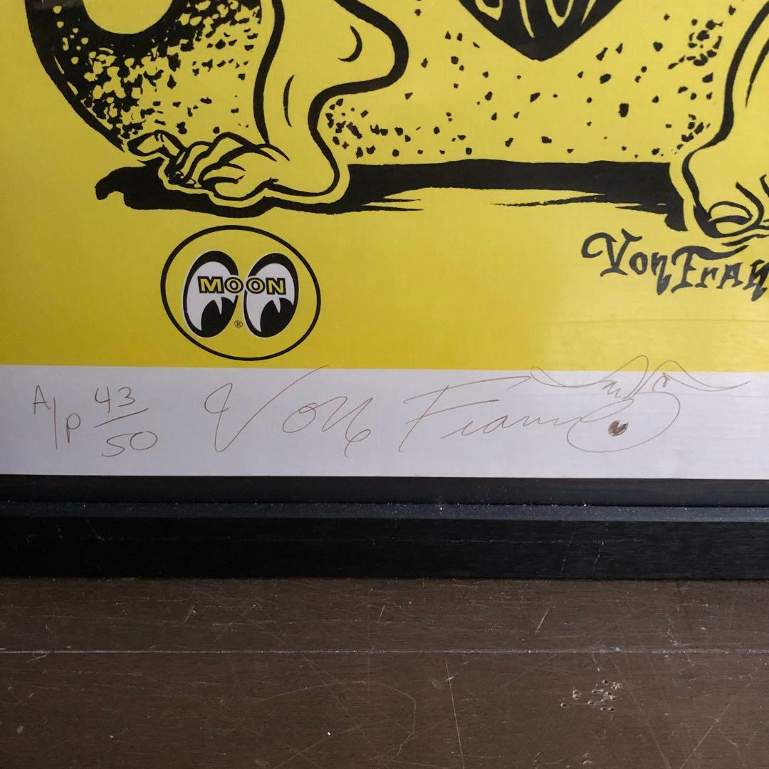 VON FRANCO / SMOKING TIKI シルクスクリーンポスター