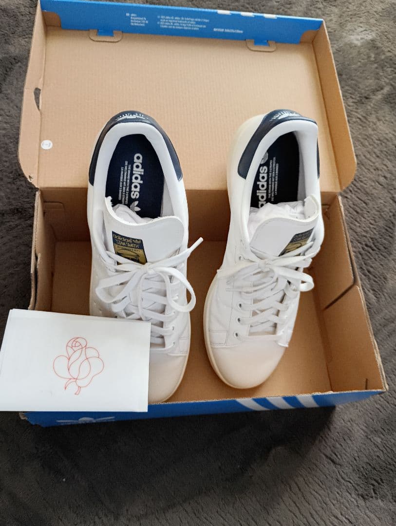 ☆極美品☆adidas Stan Smith ホワイト/ネイビー ゴルフシューズ