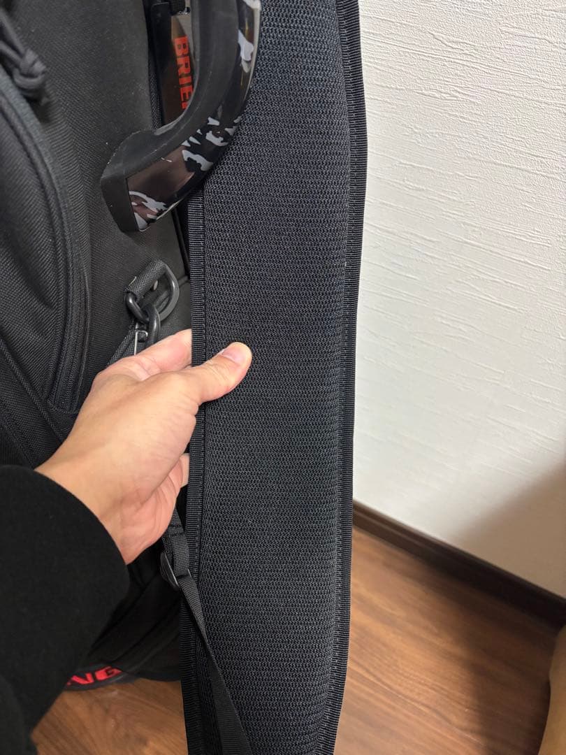 ブリーフィング CR-5 #03 キャディバッグ ブラック　レッド　ゴルフバッグ