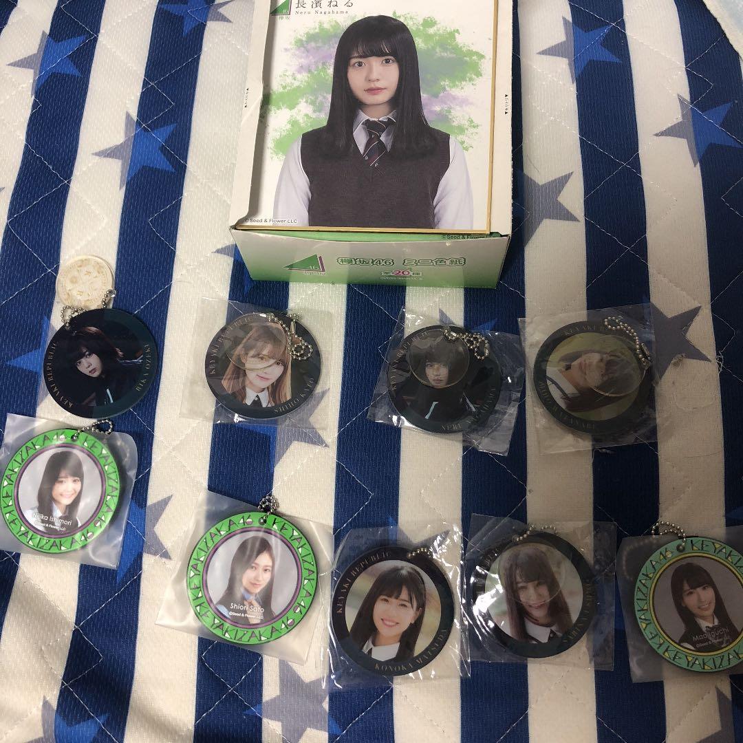 欅坂46 キーホルダー 色紙