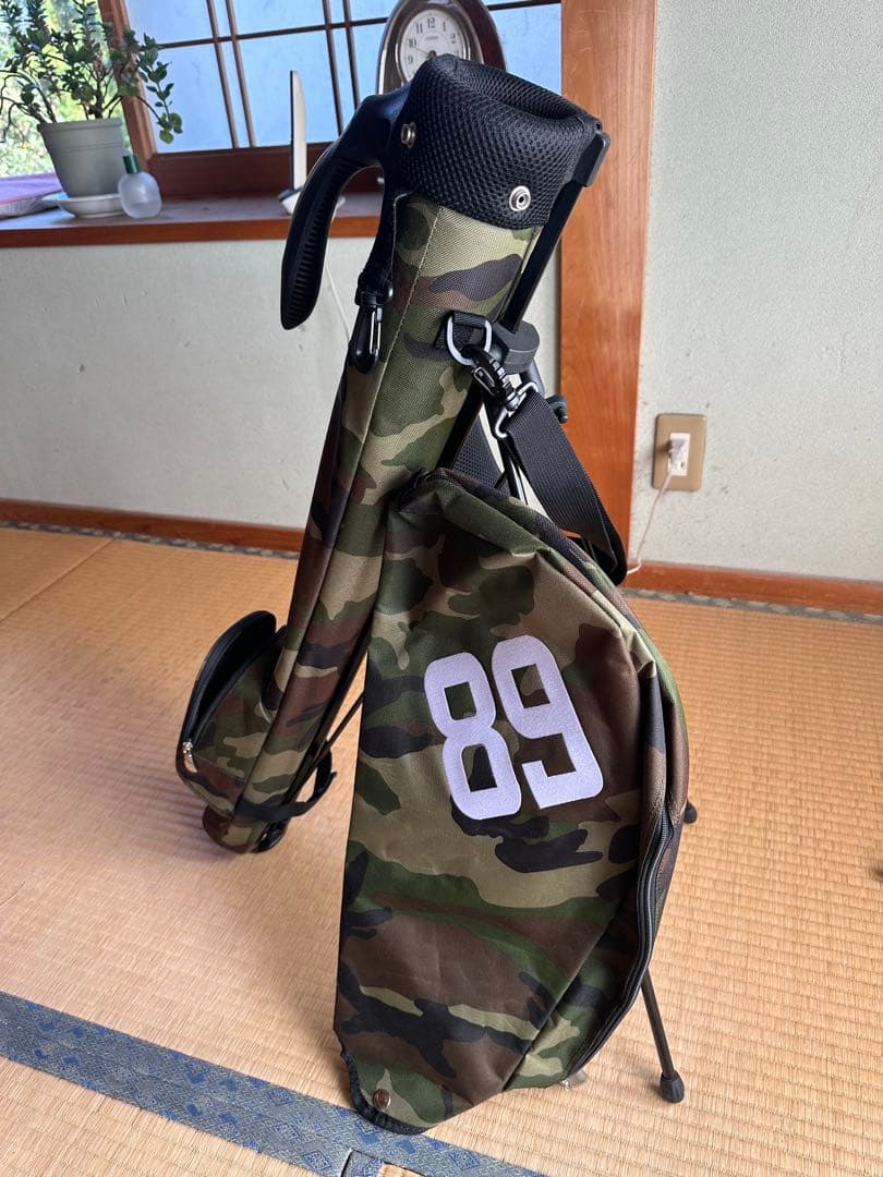 美品PEARLY GATES 迷彩 スタンドゴルフバッグ 89