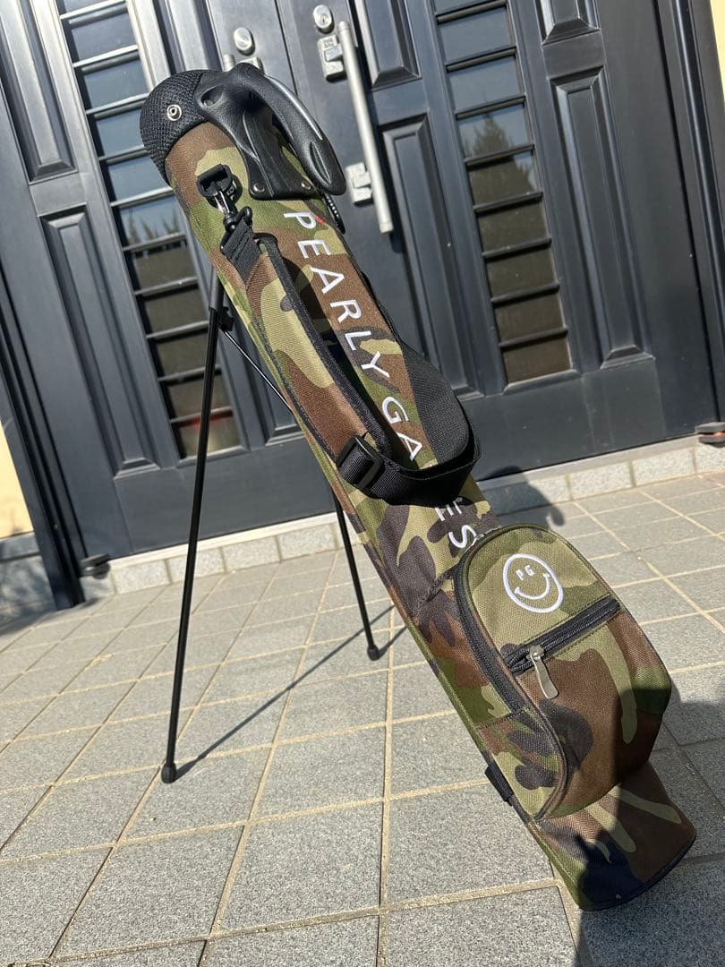 美品PEARLY GATES 迷彩 スタンドゴルフバッグ 89