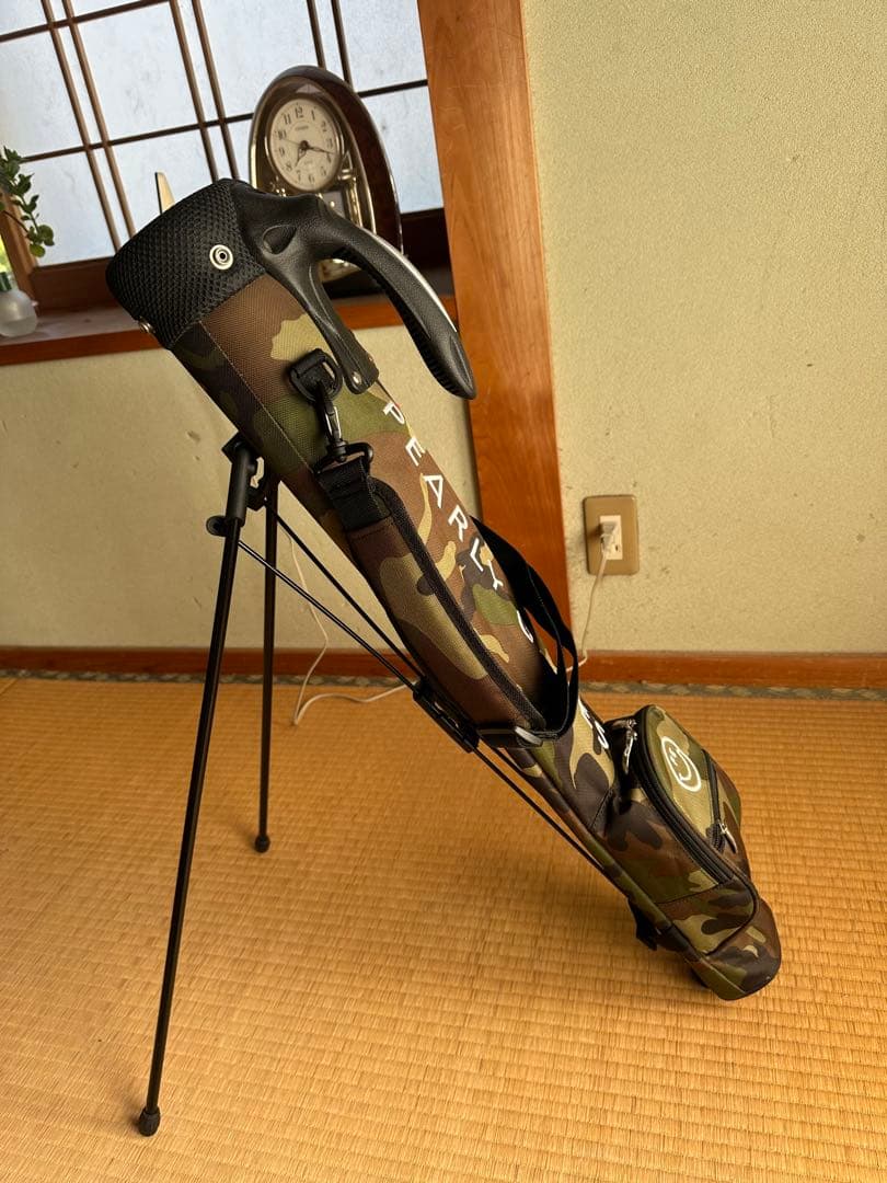 美品PEARLY GATES 迷彩 スタンドゴルフバッグ 89