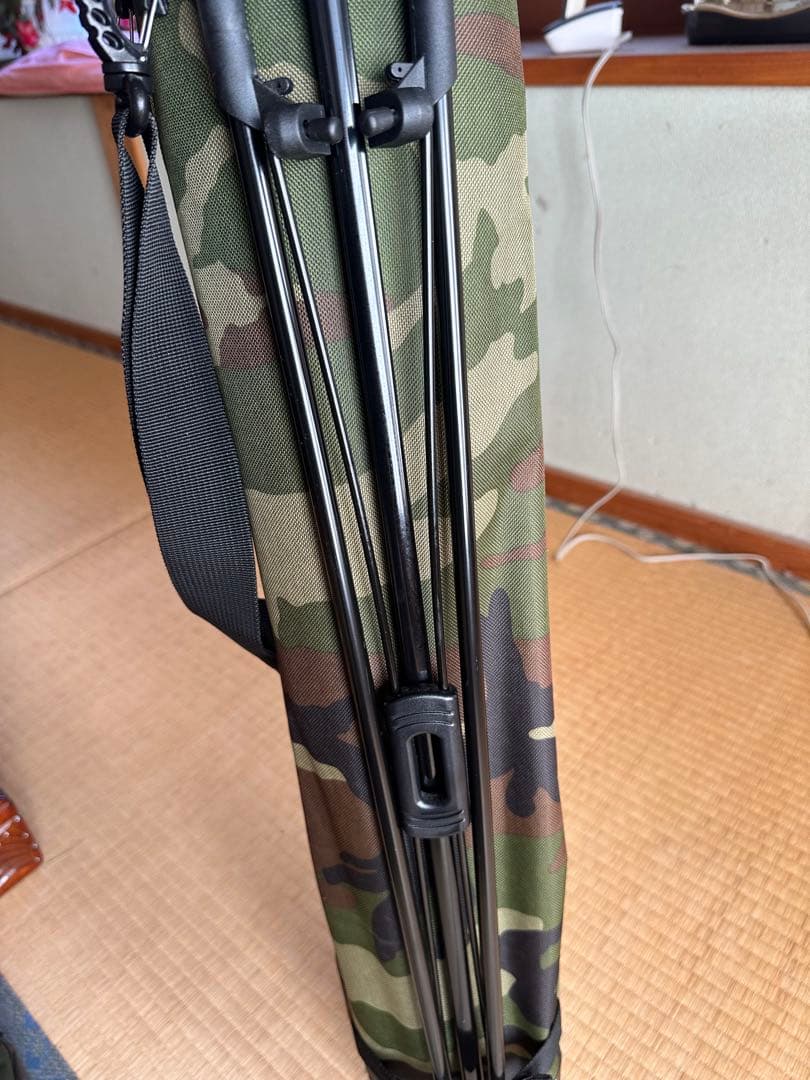 美品PEARLY GATES 迷彩 スタンドゴルフバッグ 89