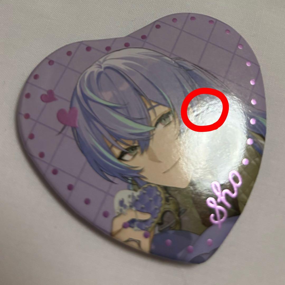 にじさんじ 星導ショウ Melty Valentine ハート缶バッジ