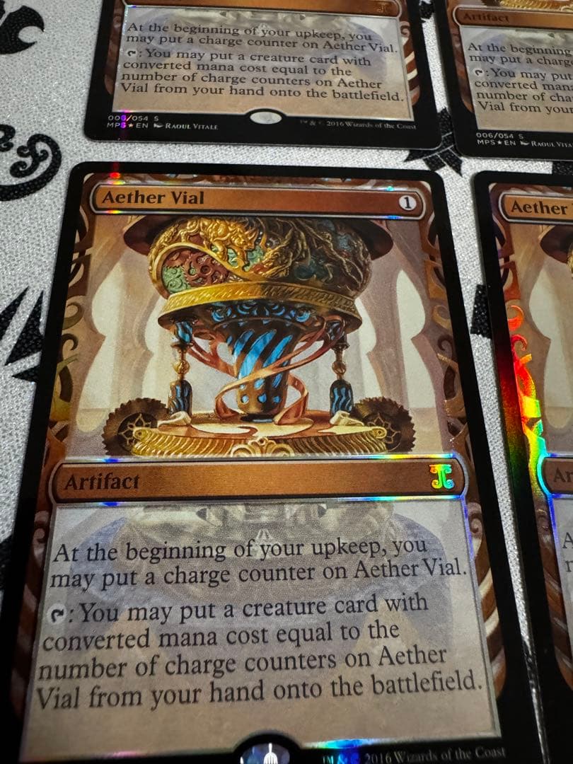 4枚セット 霊気の薬瓶 マスターピース FOIL 部分光沢