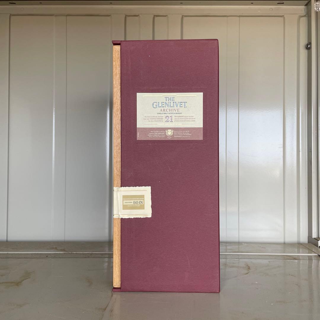 THE GLENLIVET ARCHIVE 21年ウイスキー　空き瓶あり