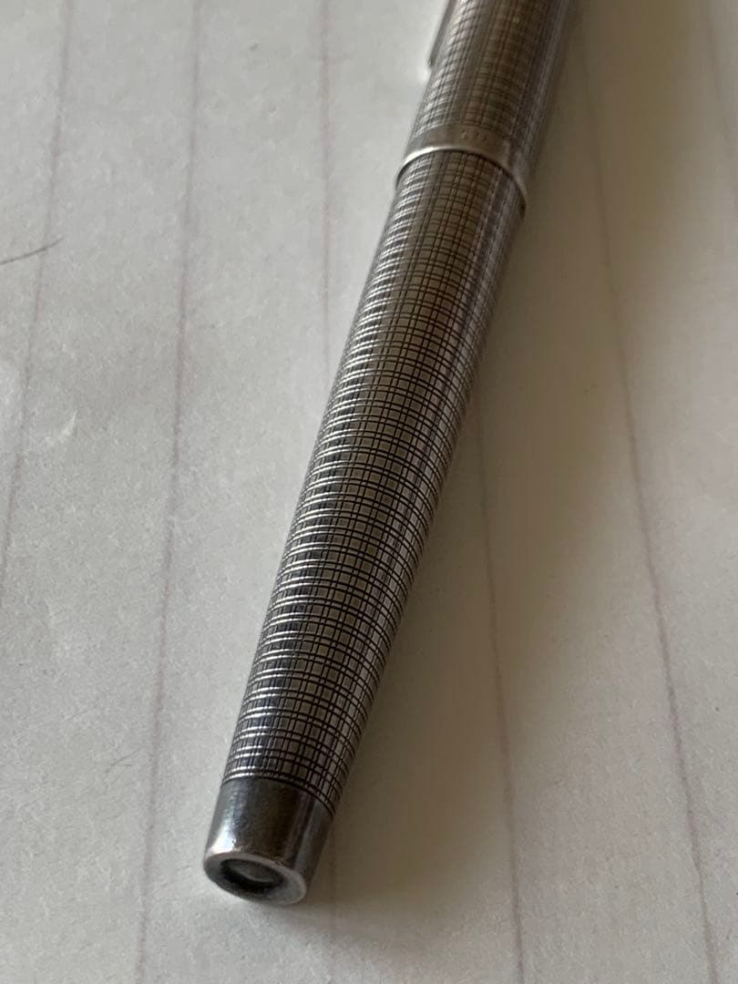 プラチナ シルバー 万年筆 18K WG