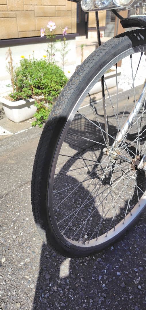 値下げしました！ブリヂストン　アシスタ　24型　シルバー　6.0Ah 充電器付