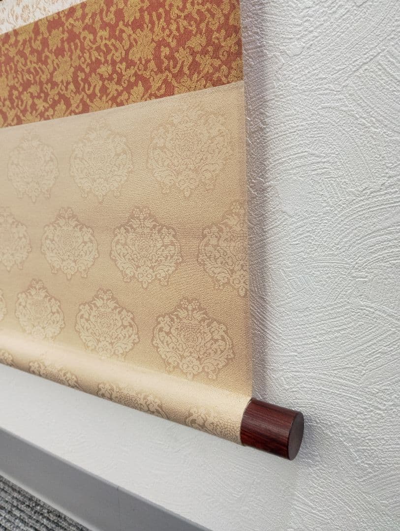 【華邦作】 赤富士 掛け軸