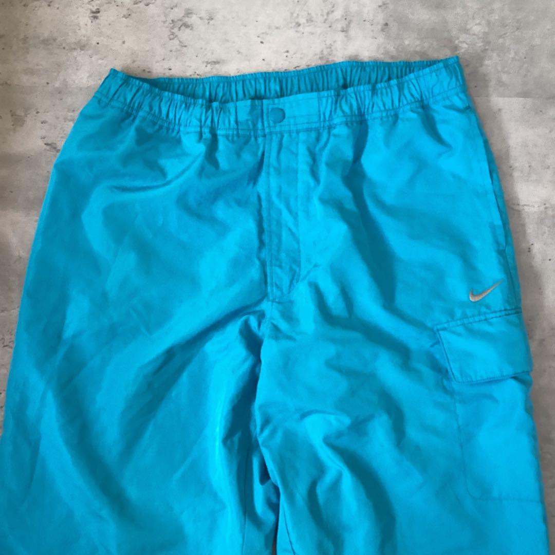 NIKE ナイキ　2way ジャージパンツ ハーフパンツ　ブルー　青