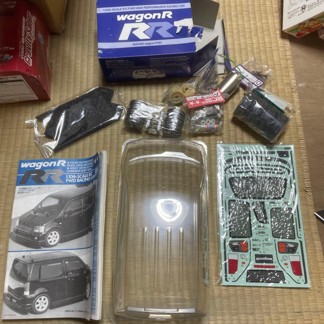 タミヤ 1/10 電動RC F.F.レーシングカー　スズキワゴンR RR