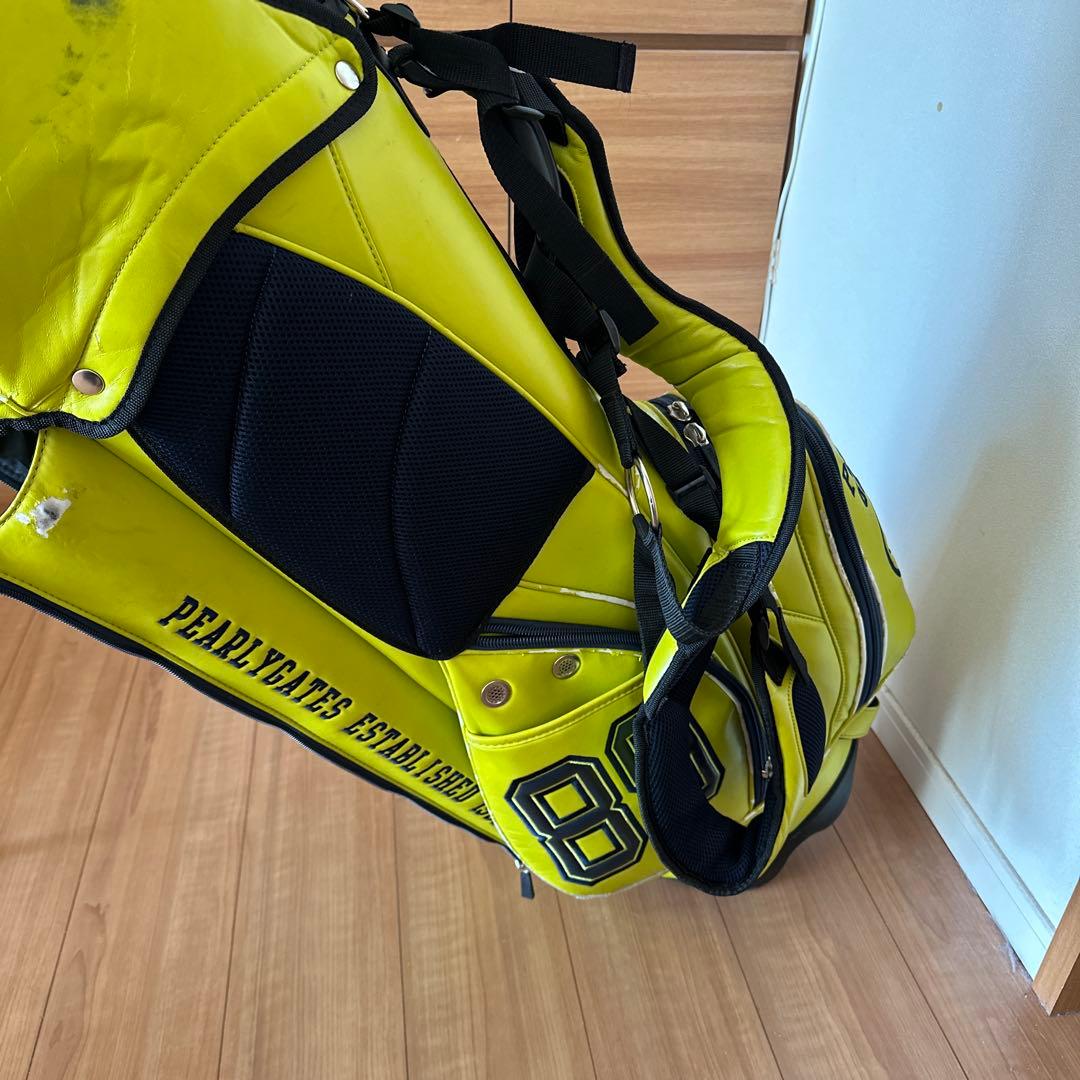 美品！PEARLY GATES ゴルフバッグ 89 イエロー