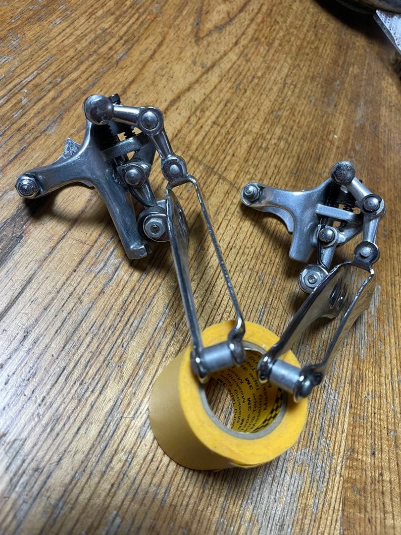 Campagnolo レコードフロントディレイラー60年代　鉄アームアウター受け