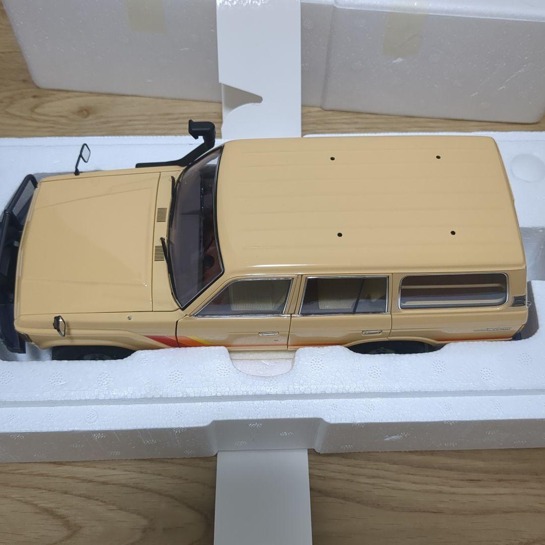 京商 1/18 トヨタ ランドクルーザー 60 ベージュ ミニカー